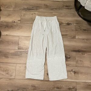 Lululemon mid-rise wide-leg scuba sweatpants!